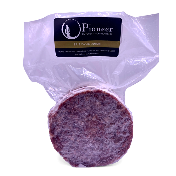 Burgers - Elk & Bacon
