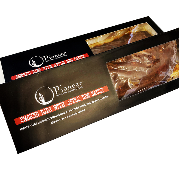 Smoked Ribs with Apple BBQ Sauce